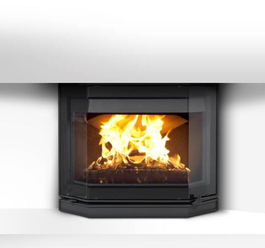 Kamineinsatz Guss Dovre Phönix 2 für T2000S - 9 kW - Schwarz lackiert