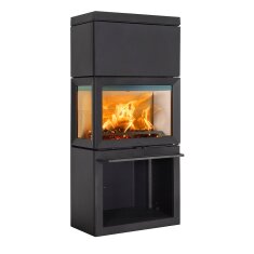 Kaminofen Gussofen Jotul F 520 High Top (3 Scheiben) - 7 kW - Schwarz
