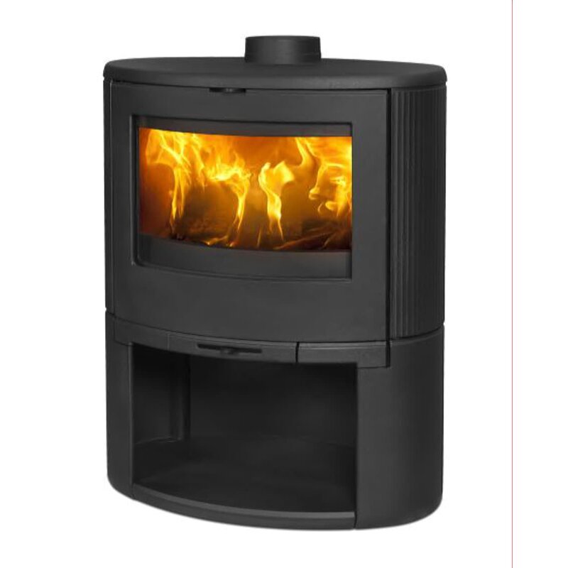 Kaminofen Gussofen Dovre BOW WB - 9 kW - Schwarz