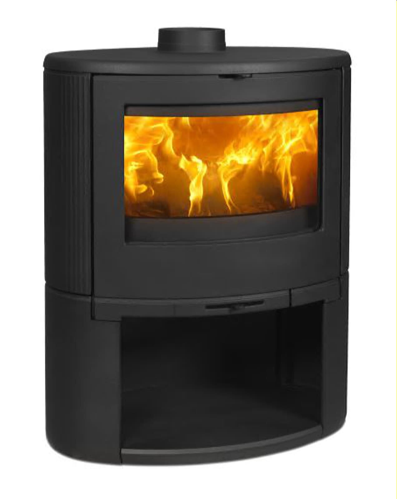 Kaminofen Gussofen Dovre BOW WB - 9 kW - Schwarz