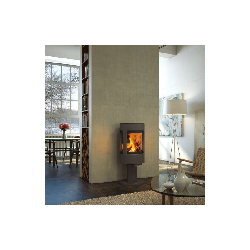 Kaminofen Gussofen Dovre Astro 4 - 8 kW - Schwarz lackiert