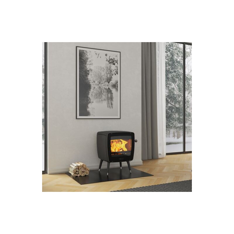 Kaminofen Gussofen Dovre Vintage35 - 7 kW - Schwarz - Bauart 1
