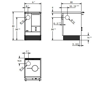 Küchenherd Lohberger Varioline - LM 50 Edition - 5 kW