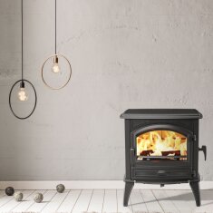Kaminofen Gussofen Dovre 640WD - 10 kW - Schwarz