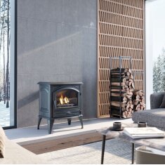 Kaminofen Gussofen Dovre 640WD - 10 kW - Schwarz