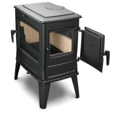 Kaminofen Gussofen Dovre Tai45WD - 10 kW - Schwarz - Bauart 1