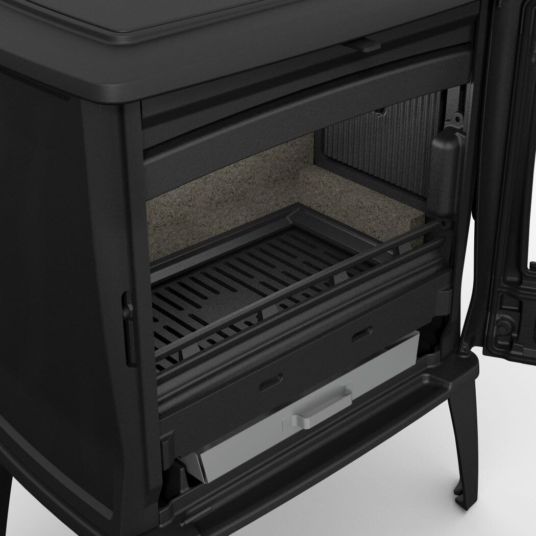 Kaminofen Gussofen Dovre Tai45WD - 10 kW - Schwarz - Bauart 1