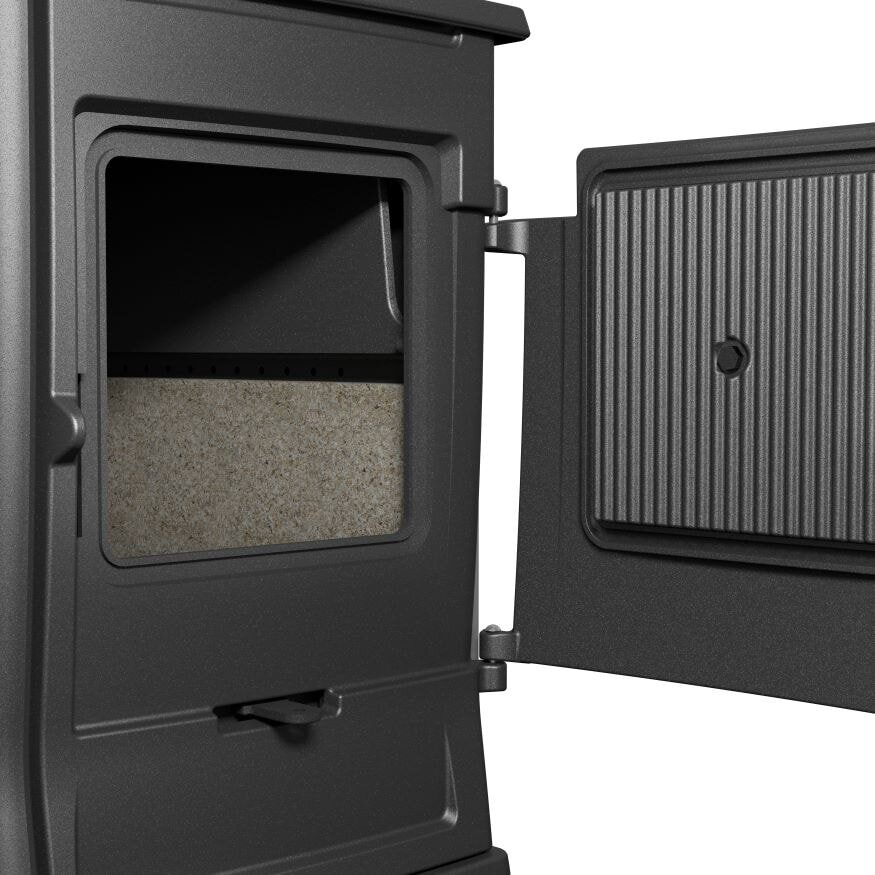 Kaminofen Gussofen Dovre Tai45WD - 10 kW - Schwarz - Bauart 1