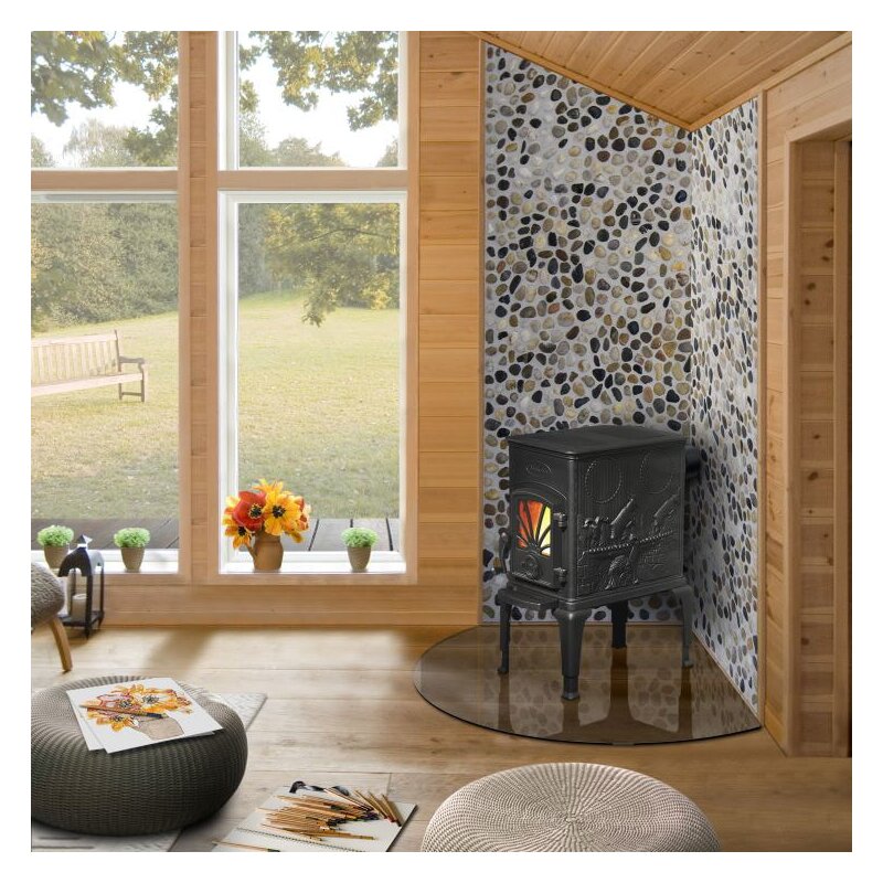 Kaminofen Gussofen Dovre 40 CBS - 6 kW - Schwarz