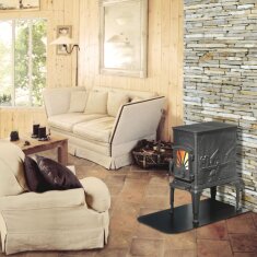 Kaminofen Gussofen Dovre 40 CBS - 6 kW - Schwarz