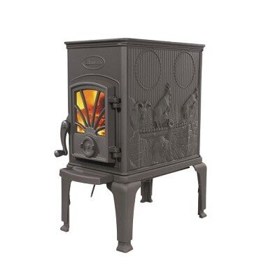 Kaminofen Gussofen Dovre 40 CBS - 6 kW - Schwarz