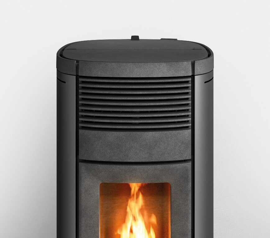 Pelletofen MCZ MUSA Comfort Air 12 R M3 (Anschluss hinten) kanalisierbar - Maestro+ - 12 kW