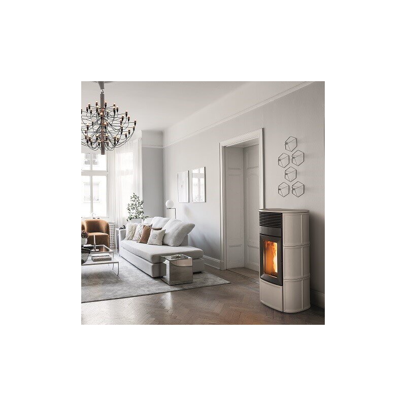 Pelletofen MCZ SUITE Comfort Air 12 R (Anschluss hinten) kanalisierbar M3 - Maestro+ - 12 KW