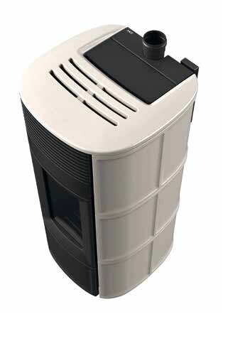 Pelletofen MCZ SUITE Comfort Air 12 UP M3 (Anschluss oben) kanalisierbar - Maestro+ - 12 KW