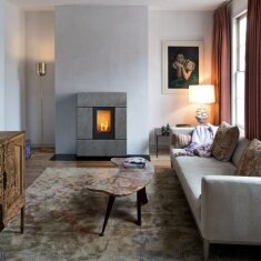 Pelletofen MCZ RAY Comfort Air 8 R M2 (Anschluss hinten) kanalisierbar - Maestro+ - 7,8 KW