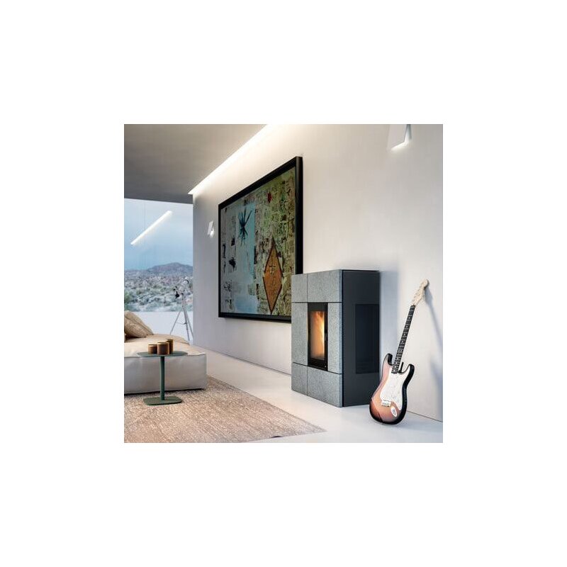 Pelletofen MCZ STREAM Comfort Air 12 R M2 (Anschluss hinten) kanalisierbar - Maestro+ - 12 kW