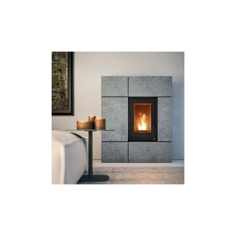 Pelletofen MCZ STREAM Comfort Air 12 R M2 (Anschluss hinten) kanalisierbar - Maestro+ - 12 kW