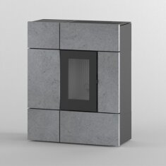 Pelletofen MCZ STREAM Comfort Air 12 R M2 (Anschluss hinten) kanalisierbar - Maestro+ - 12 kW