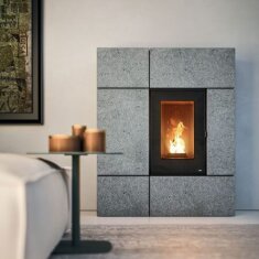 Pelletofen MCZ STREAM Comfort Air 12 R M2 (Anschluss hinten) kanalisierbar - Maestro+ - 12 kW