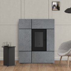 Pelletofen MCZ STREAM Comfort Air 12 R M2 (Anschluss hinten) kanalisierbar - Maestro+ - 12 kW