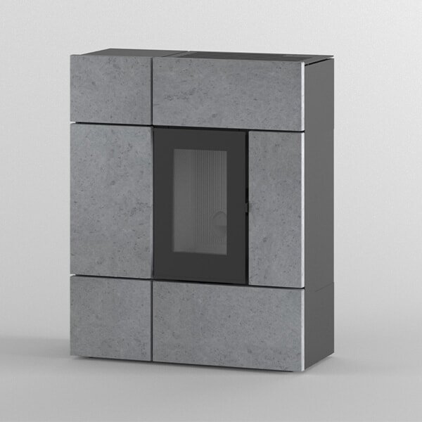 Pelletofen MCZ STREAM Comfort Air 12 R M2 (Anschluss hinten) kanalisierbar - Maestro+ - 12 kW