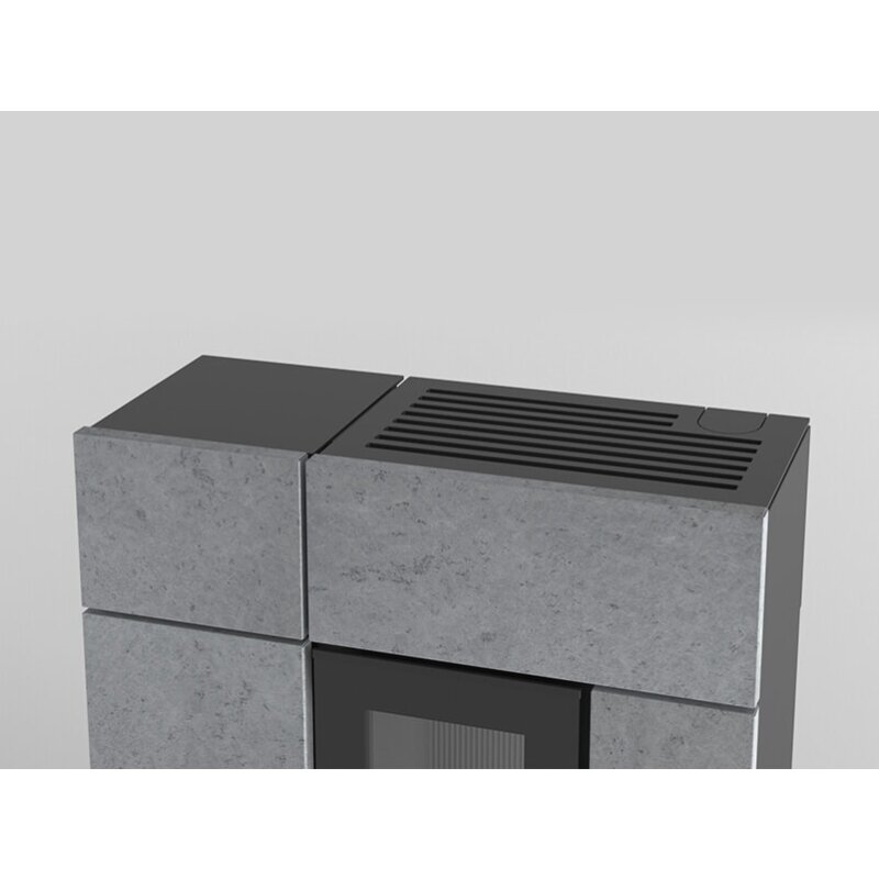 Pelletofen MCZ STREAM Comfort Air 12 UP M2 (Anschluss oben) kanalisierbar - Maestro+ - 12  kW