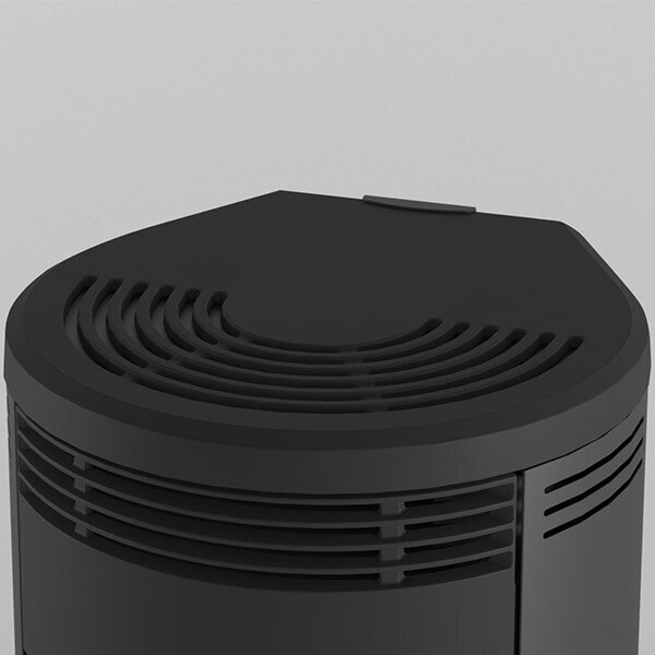 Pelletofen MCZ Loop Air 8 R M2 (Anschluss hinten) - Maestro+ - Schwarz, 8 kW