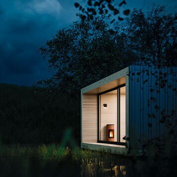 Pelletofen MCZ MOOD Comfort Air 8 M2 kanalisierbar - Maestro+ - 8 kW