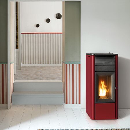 Pelletofen MCZ TEIA Comfort Air 10 R S2 (Anschluss hinten) kanalisierbar - 10 kW