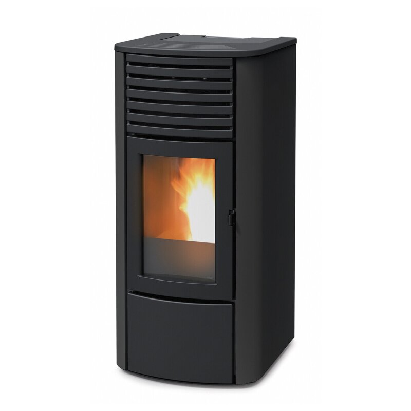 Pelletofen wassergeführt MCZ CLIO Hydro 16 R S2 (Anschluss hinten) - mit Hocheffizienzpumpe - 16 kW