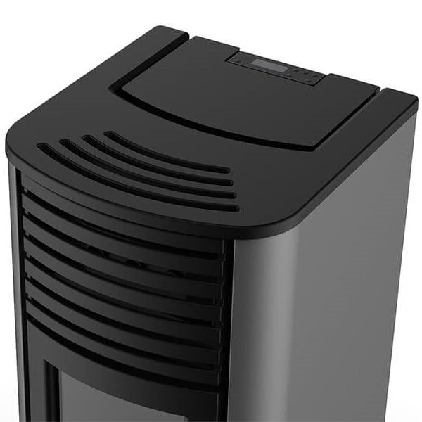 Pelletofen wassergeführt MCZ CLIO Hydro 16 R S2 (Anschluss hinten) - mit Hocheffizienzpumpe - 16 kW