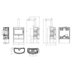 Kaminofen Austroflamm Cody 2.0 - 8 kW