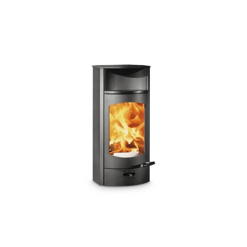 Kaminofen Austroflamm Flok 2.0 - Stahl - Warmhaltefach Keramik - 4 kW