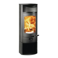 Kaminofen Austroflamm Flok 2.0 - Stahl - Warmhaltefach Keramik - 4 kW