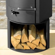 Kaminofen Austroflamm Flok 2.0 - Stahl - Warmhaltefach Keramik - 4 kW