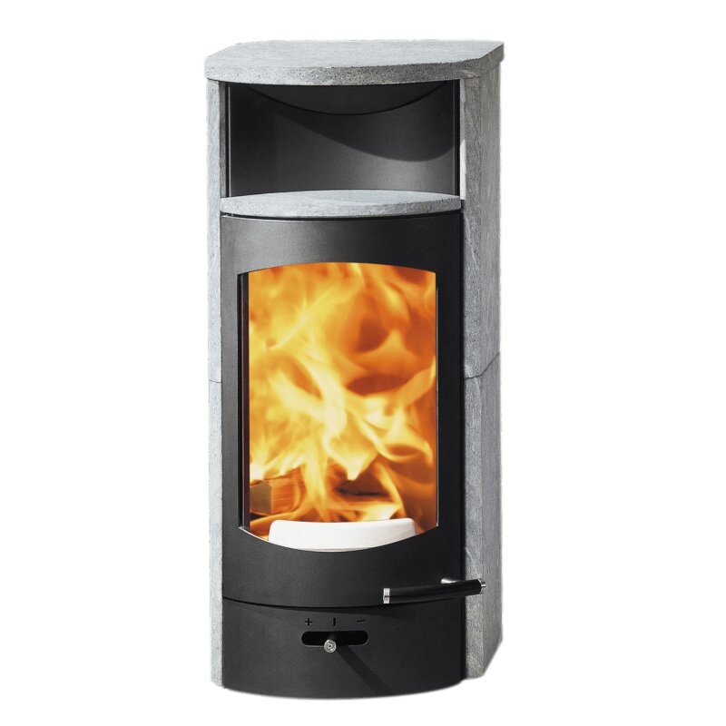 Kaminofen Austroflamm Flok 2.0 - Warmhaltefach Speckstein - 4 kW