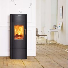 Kaminofen Austroflamm Jini Xtra - Stahl Gussgrau - 4 KW