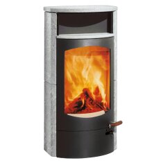 Kaminofen Austroflamm Koko 2.0 - Warmhaltefach Speckstein...