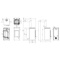 Kaminofen Austroflamm Lucy Cook - 6 kW