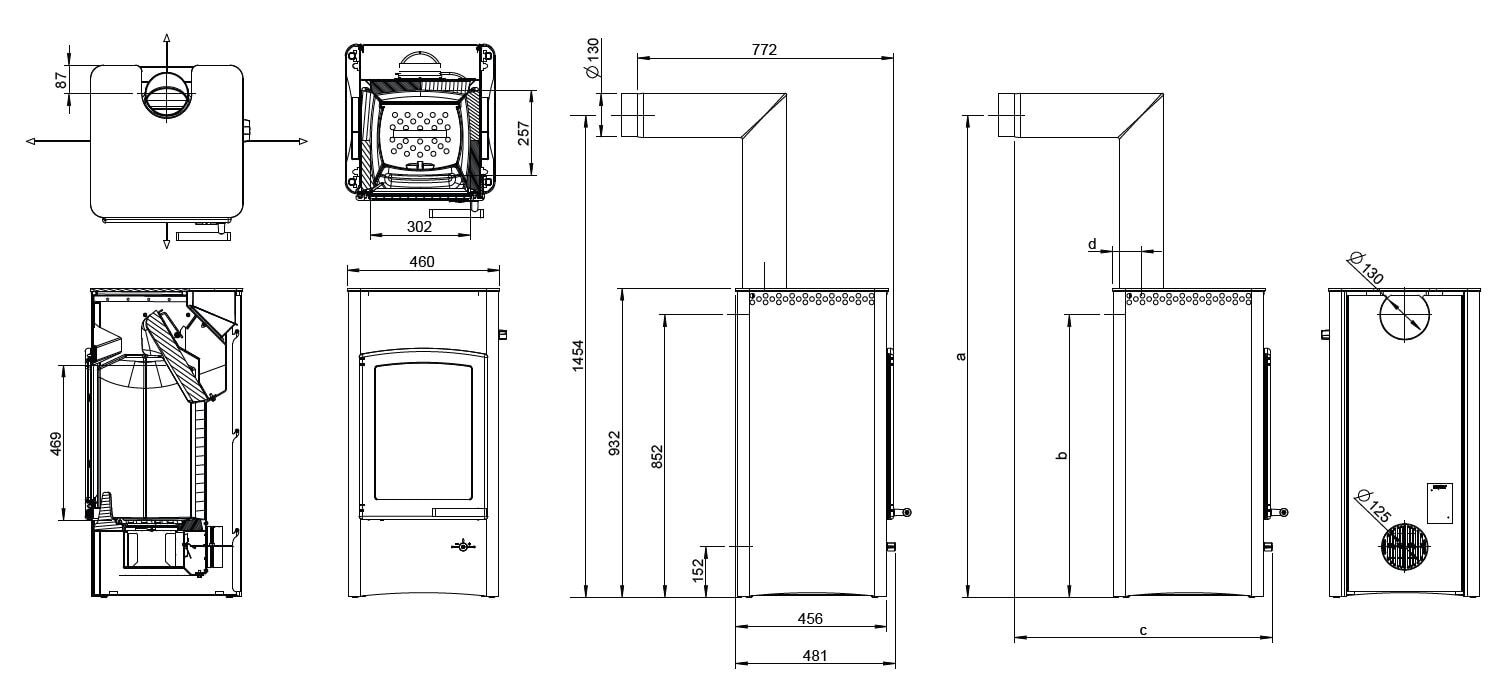 Kaminofen Austroflamm Lucy Cook - 6 kW