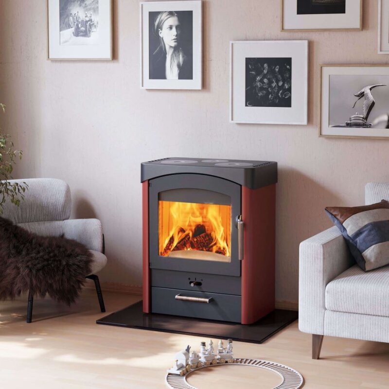 Kaminofen Austroflamm Pallas mit Kochplatten - 9 kW