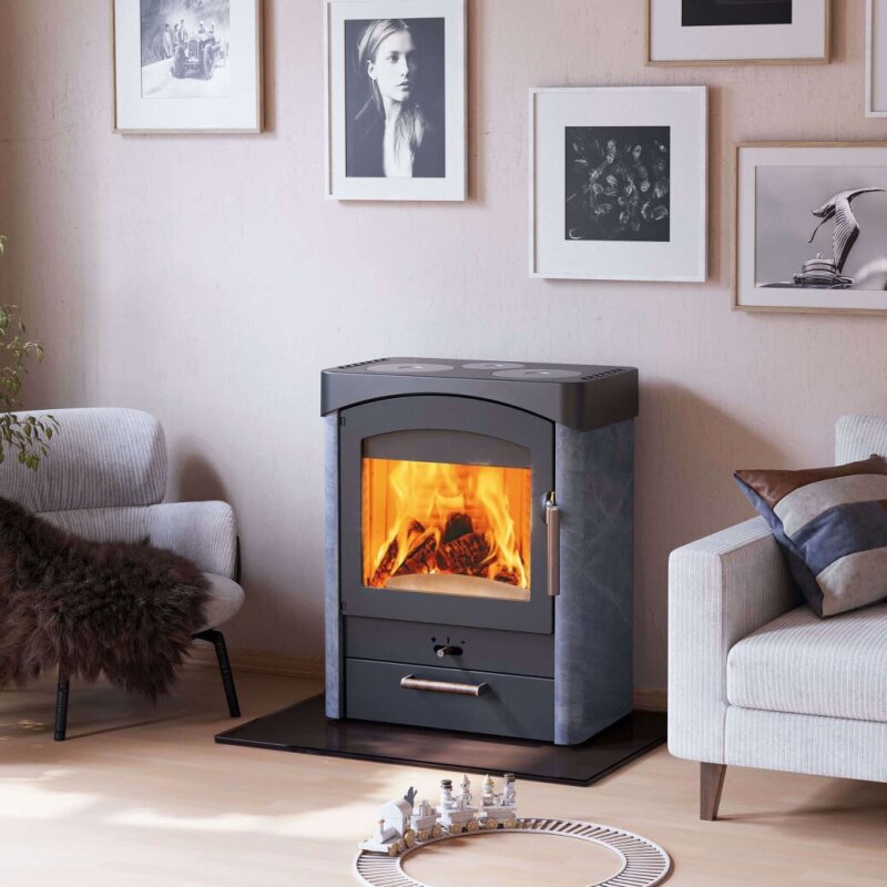 Kaminofen Austroflamm Pallas mit Kochplatten - 9 kW