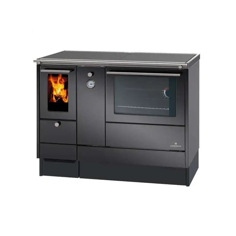 wassergeführter Zentralheizungsherd Lohberger Aquatherm Combi - AC 105 - 14 kW