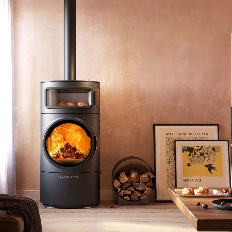 Kaminofen Austroflamm Clou Xtra Back (Wärmespeicherung) - 8 kW