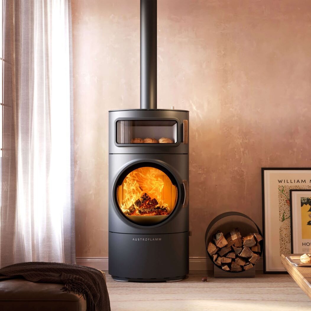 Kaminofen Austroflamm Clou Xtra Back (Wärmespeicherung) - 8 kW