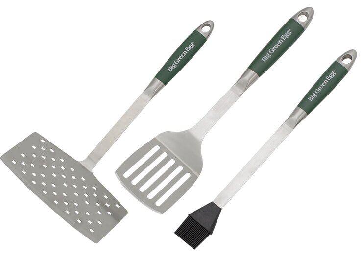 Big Green Egg - Küchenhelfer- Set/ Grillbesteck aus Edelstahl