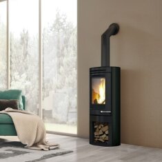 Edilkamin TALLY Evo - Verkleidung Stahl Schwarz