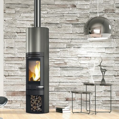 Edilkamin TALLY S Evo - Verkleidung Stahl Grau