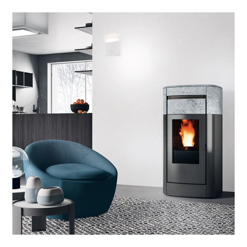 Pelletofen wasserführend Edilkamin Vyda2 H 18 Up - 19,2 kW