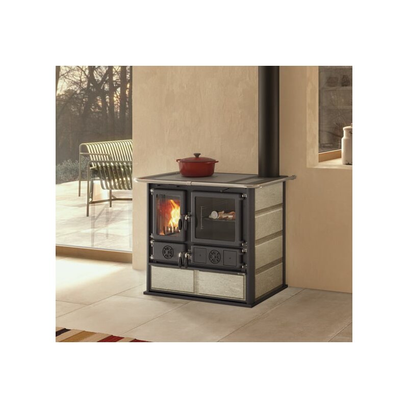 Küchenherd La Nordica Rosa 5.0 Petra - Naturstein - 8,8 kW